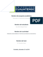 Ensayo Problemas Socioeconomicos