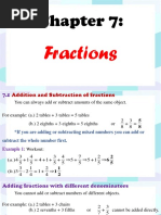 Book 2 - Chapter 7 Fractions