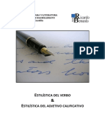 6-Estilística Del Verbo y Del Adjetivo PDF