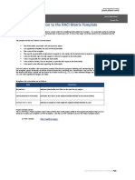 RACI Matrix Template With Instructions