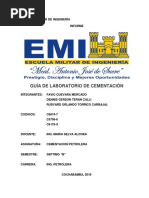 GUÍA DE LABORATORIO DE CEMENTACIÓN (Favio Guevara, Rudyard Torrico y Gerson Teran)