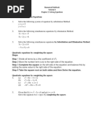 T3 - Solving Equations