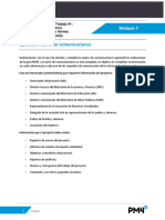 Ejercicio Matriz de Comunicaciones - Haiti PDF