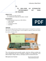 Experiment No.2 MicroProcessor