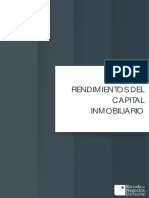 Rendimientos Del Capital Inmobiliario