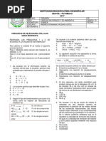 Evaluacion Tercer Periodo Decimo