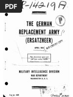 German Replacement Army PDF