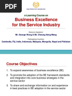 Module 1 - Introduction To Business Excellence