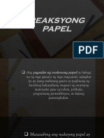 Reaksyong Papel