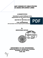 Preliminary Design of Cable Stayed Bridge Using Influence Line PDF