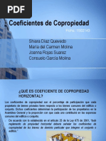 Coeficientes de Propiedad