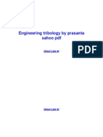 Engineering Tribology by Prasanta Sahoo PDF