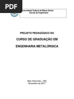 Projeto Pedagógico Eng Metalurgica