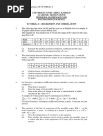 FHMM1034 Tutorial 6-Correlation Regression 201910