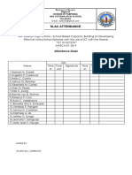 Attendance Slac