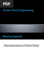 Thermodynamics of Power Plants