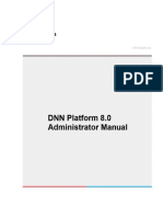 DNN Platform 8 0 0 Administrator Manual PDF