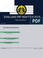 Evaluasi Rip Ikm Ftui 2019