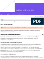 Les Processus - La Programmation Système en C Sous Unix - OpenClassrooms PDF