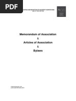 AIQS Memorandum and Articles of Association