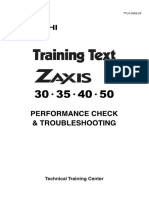 ZX30 ZX35 ZX40 ZX50 Performance Check Troubleshooting Ttla0558