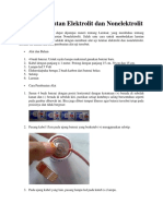Alat Uji Larutan Elektrolit Dan Nonelektrolit