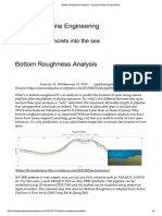 Bottom Roughness Analysis - Subsea Pipeline Engineering