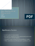 PP 4 The Apothecary & Household System of Measurement