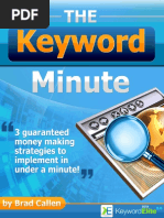 The Keyword Minute Report