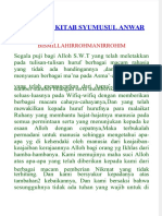 Vdocuments - MX - Terjemah Kitab Syumusul Anwar PDF