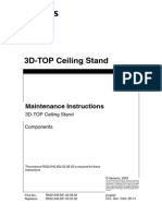 Siemens 3D-Top Ceiling Stand - Maintenance Manual