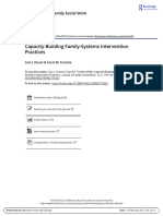 Dunst Trivette (2009) Capacity Building Family Systems Intervention Practices