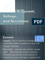 Current Voltage Resistance