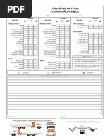 Check List Caminhão Com Munck