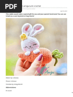 Amiguworld Com-Rabbit Hugs Carrot Amigurumi Crochet