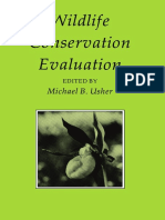 1986 Book WildlifeConservationEvaluation PDF