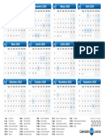 Calendário 2020 PDF