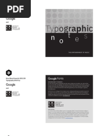 Google+HMCT Typographic Notes