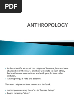 ANTHROPOLOGY