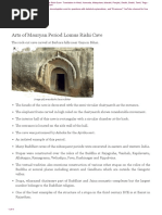 Arts of Mauryan Period Lomus Rishi Cave PDF