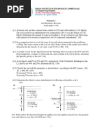 Tutorial 1 - Soil Mechanics Revision