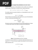 Balance de Energía Intercambiadores de Calor Linea 2 CMPC Santa Fe