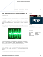 Cómo Eliminar Ruidos Eléctricos en Microcontroladores Pic