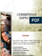 Cerimônias Especiais