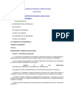 Ley 27181-Ley General de Transporte y Tránsito Terrestre - ACTUALIZADA