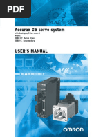 R88D-KT15F I571 - Accurax - g5 - Servomotors - Drives - With - Analogue - Pulse - Output - Users - Manual - en PDF