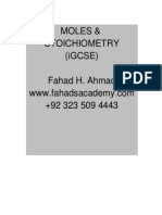 Moles and Stoichiometry Igcse Only Complete 2014 With Marking Scheme Protected PDF