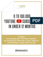 From 0 To 100,000 YouTube - Subscribers in Under 12 Months PDF