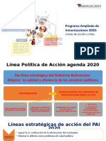 Lineas de Acción 2020