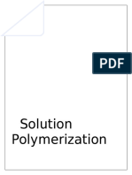 Experiment 2 Solution Polymerization